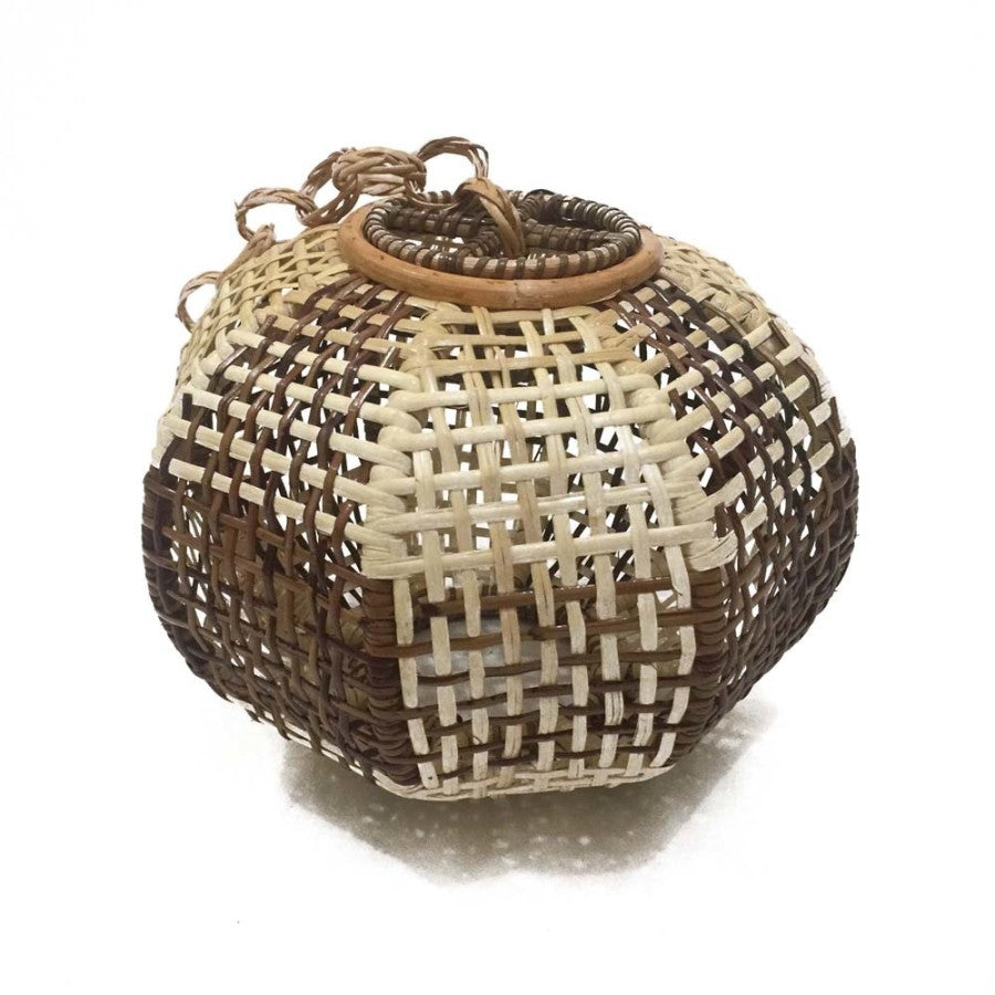 Unique Patterned Rattan Sphere Pendant Light for Interior Decor
