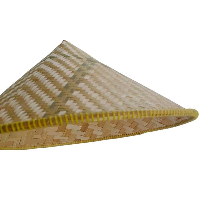 Traditional Woven Bamboo Farmer's Hat