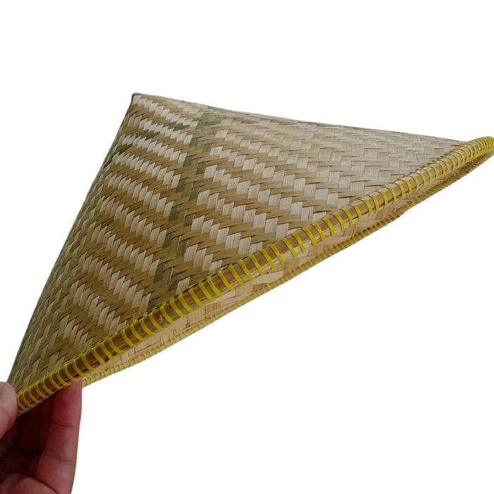 Traditional Woven Bamboo Farmer's Hat