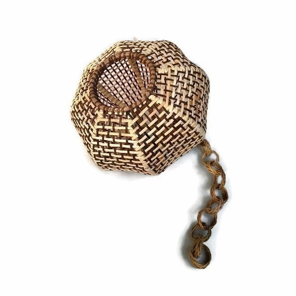 Unique Patterned Rattan Sphere Pendant Light for Interior Decor