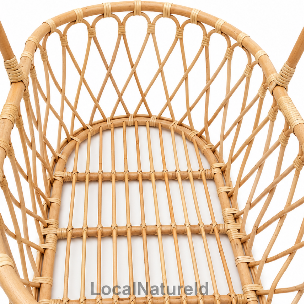 Handcrafted Rattan Baby Moses Basket with Mattress / Boho Chic Woven Infant Bassinet & Portable Carrier