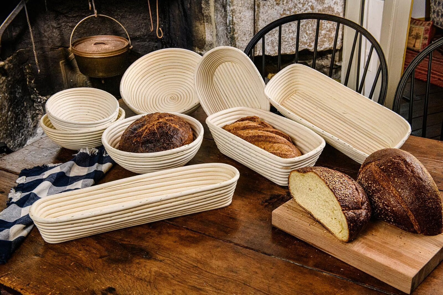 Artisan Rattan Banneton Proofing Basket