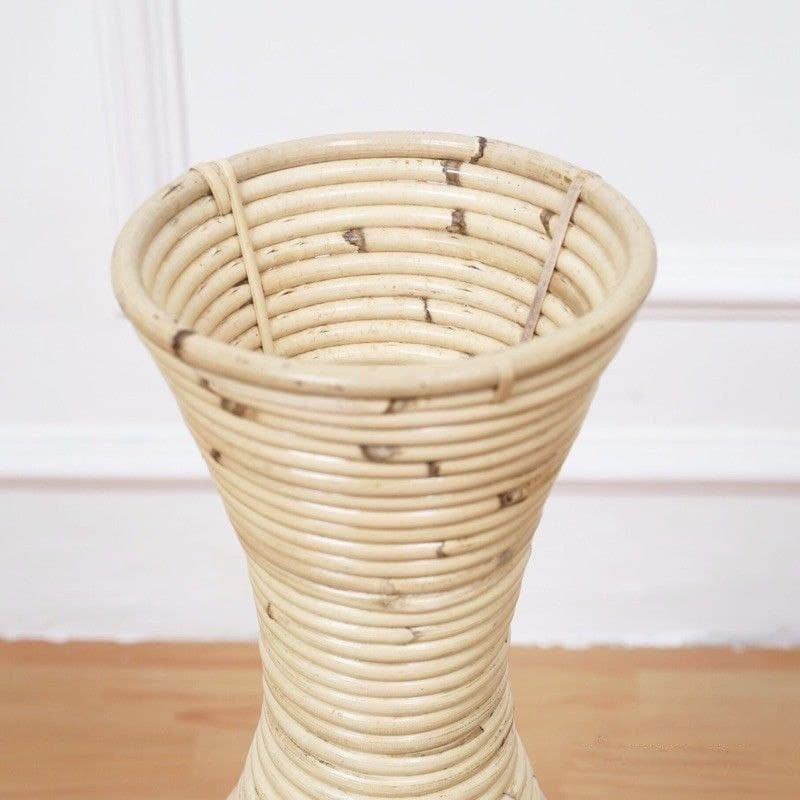 Minimalist Woven Rattan Decorative Vases for Dried Flowers